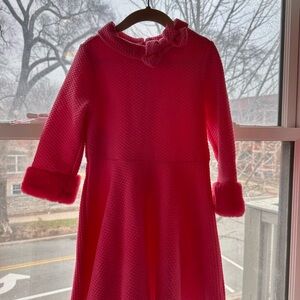 Janie and Jack Vibrant Pink Formal Dress size 7 NWOT